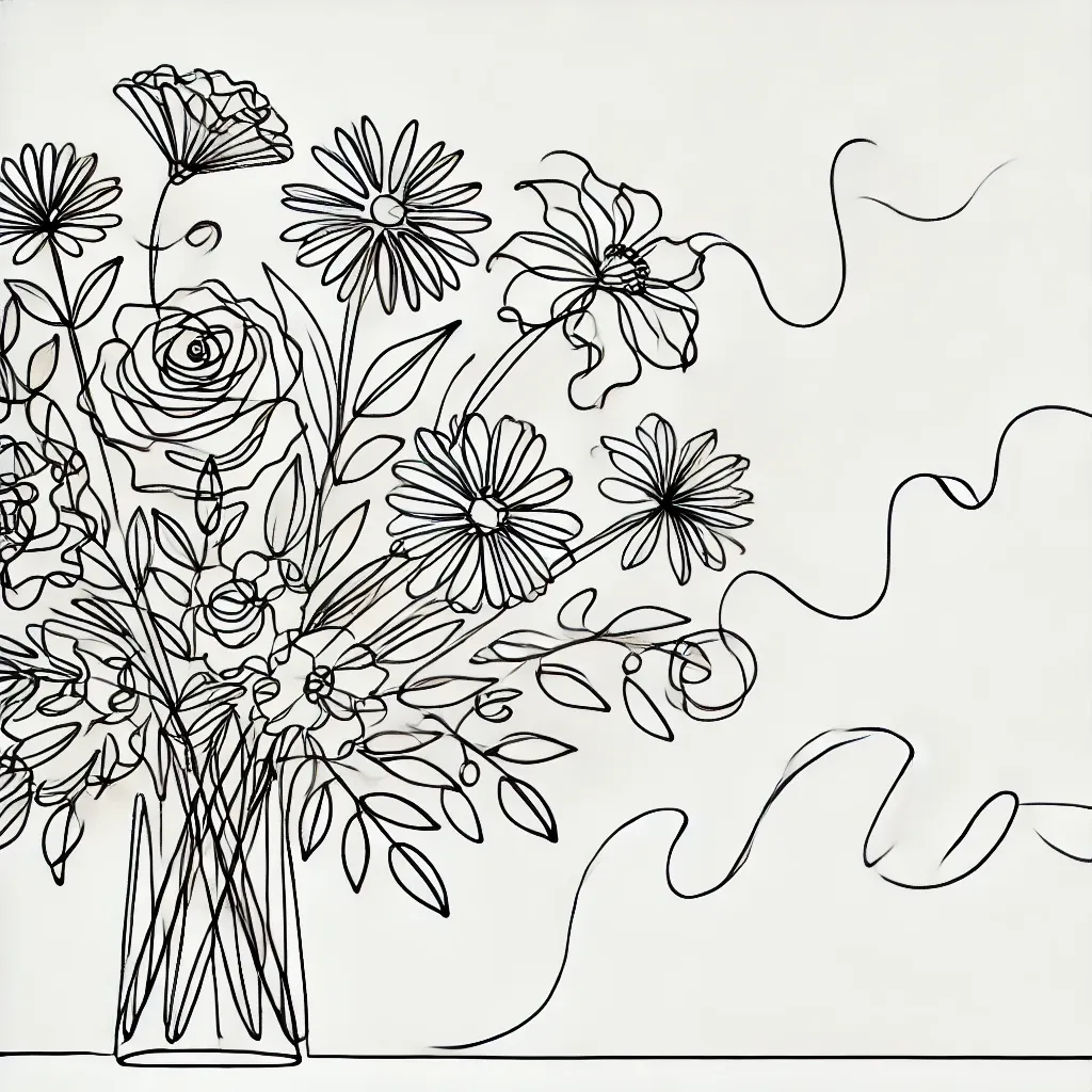 一筆書きで、プルプルさせてとプロンプトを入れ、AIで絵を描くと、ちょっとだけベン・シャーン風に見えるようになりました。