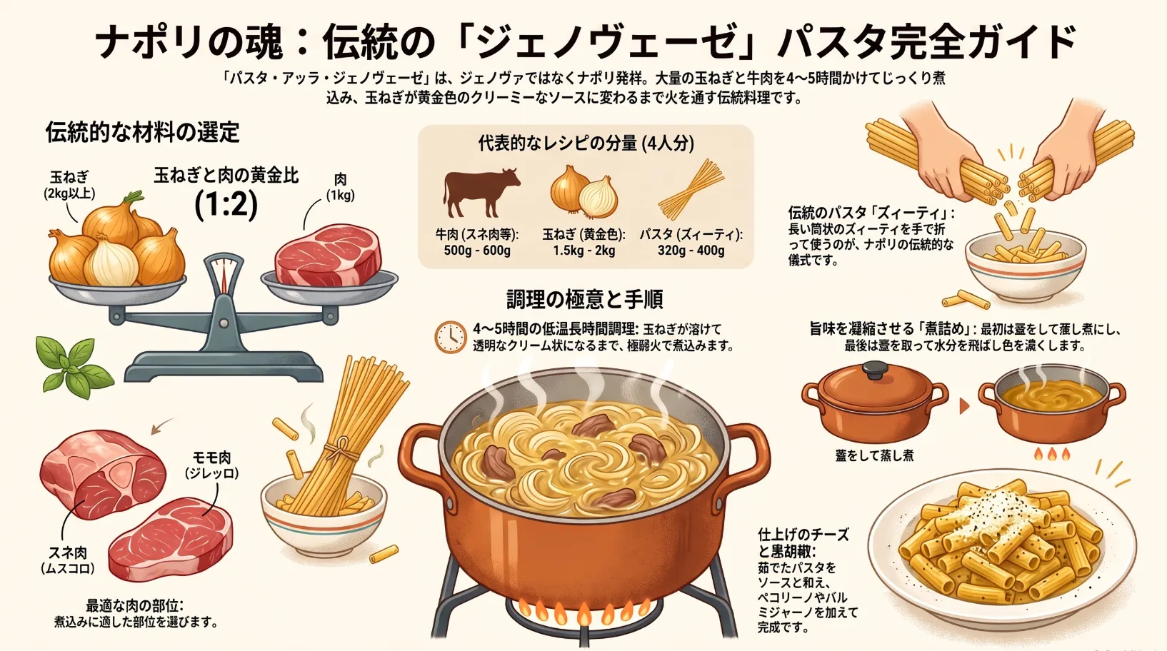 ナポリの伝統「ジェノベーゼ」完全ガイド